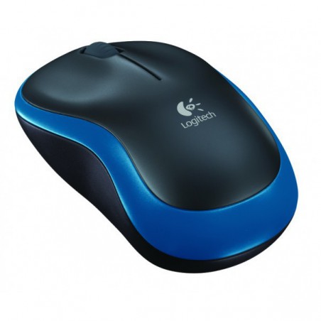 RATON LOGITECH M185 BLUE WIRELESS 