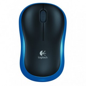RATON LOGITECH M185 BLUE WIRELESS 