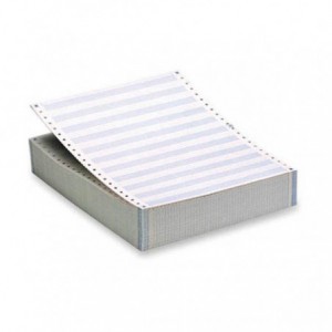 PAPEL CONTINUO 240X11 PAUTADO 1T X 2.5