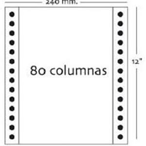 PAPEL CONTINUO 240X12 BLANCO 1T X 2.5