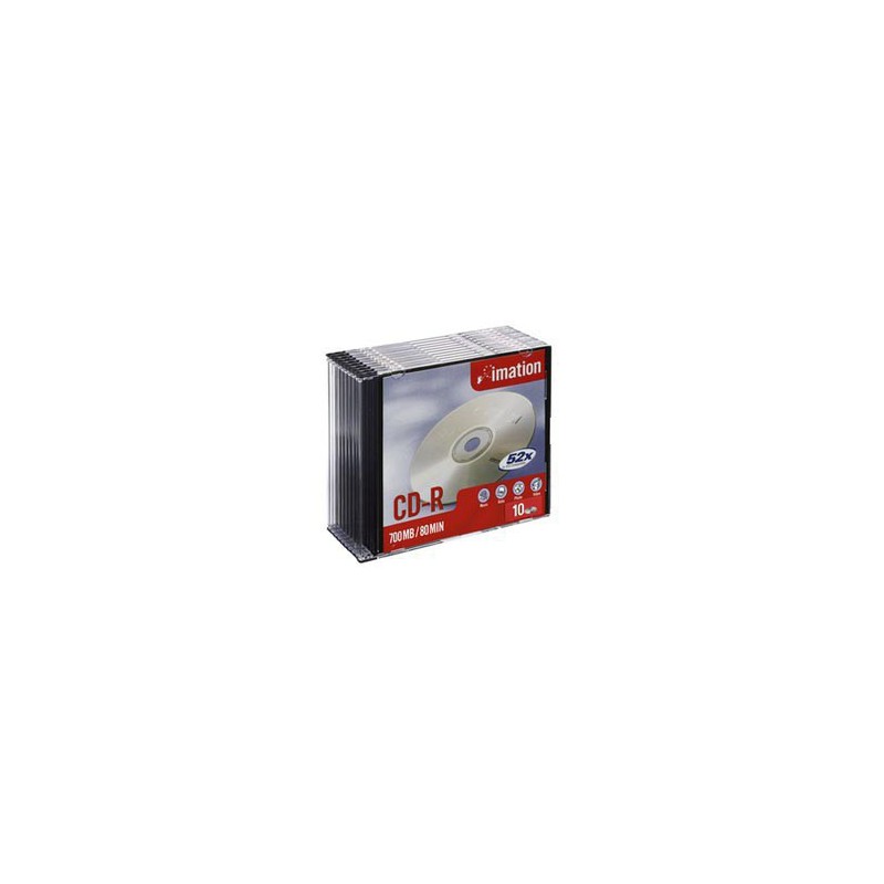 CD-R 700MB IMATION 52X SLIM C/10 