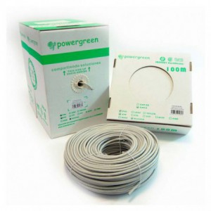 BOBINA CABLE RJ45 UTP100 M CAT.6 SOLIDO/RIGIDO AWG24  