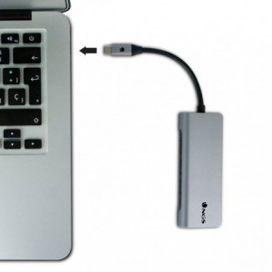 HUB NGS WONDERDOCK7 TIPO C A 2USB/USB C/HDMI/RJ45/SD