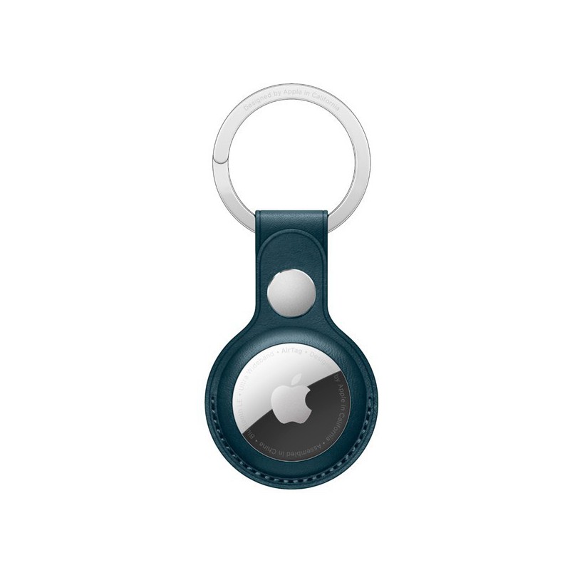 LLAVERO APPLE AIRTAG CUERO AZUL BÁLTICO MHJ23ZM/A