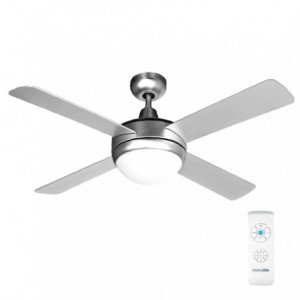 VENTILADOR DE TECHO SIROCO 6052 X INOX 132 CM