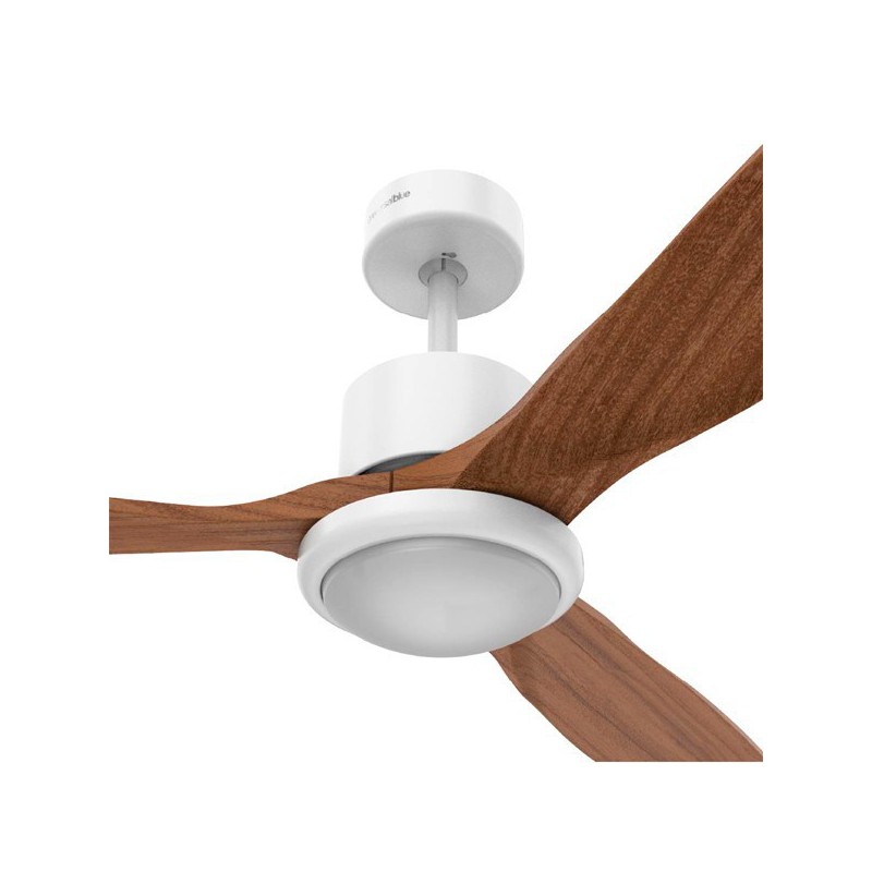 VENTILADOR DE TECHO CIERZO 3052 W PLUS BLANCO Y MADERA 132CM
