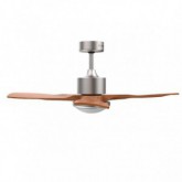 VENTILADOR DE TECHO CIERZO 3052 X PLUS INOX Y MADERA 132 CM