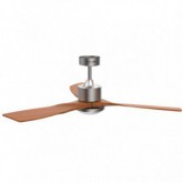 VENTILADOR DE TECHO CIERZO 3052 X PLUS INOX Y MADERA 132 CM