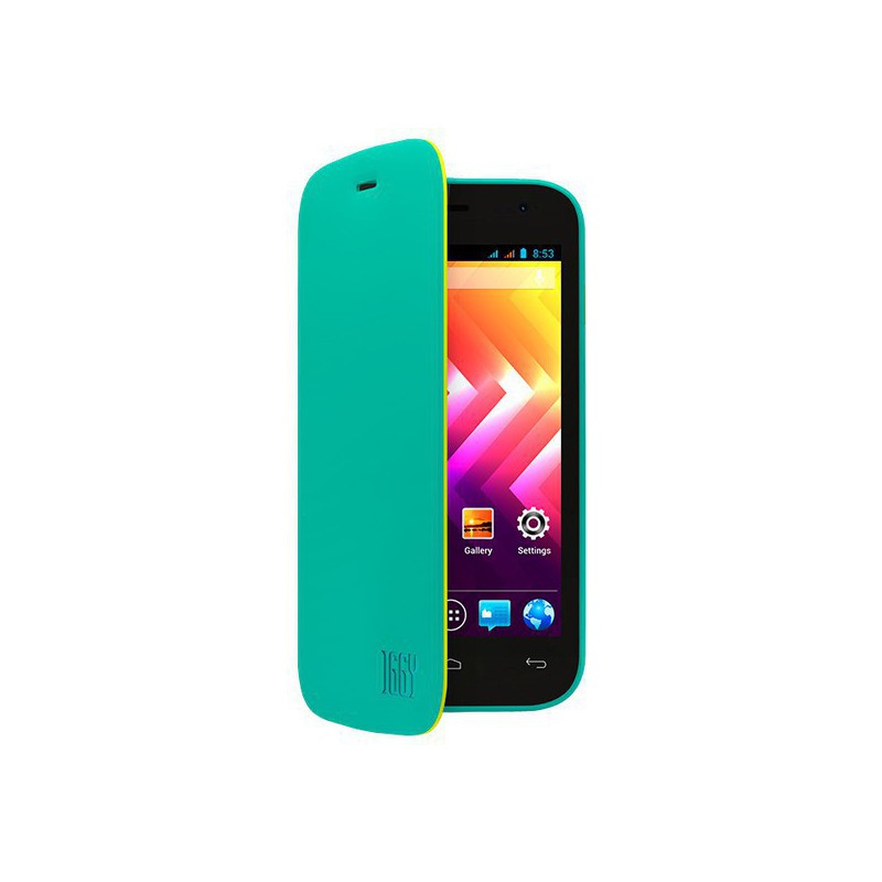 FUNDA WIKO CON TAPA IGGY TURQUESA *