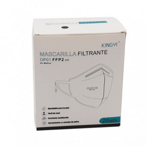 MASCARILLAS FFP2 MARCADO CE  BLANCAS CAJAS 20