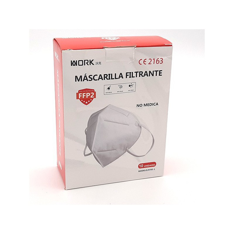 MASCARILLAS FFP2 MARCADO CE  BLANCA CAJA10