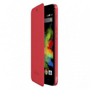 FUNDA WIKO CON TAPA BLOOM CORAL 