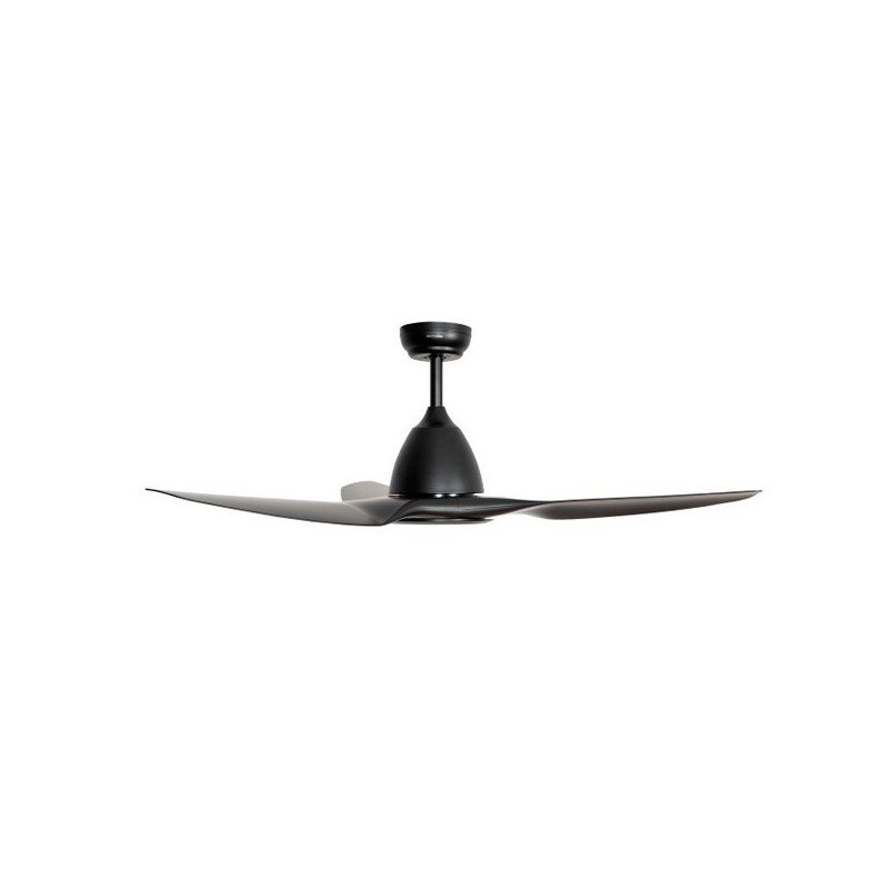 VENTILADOR DE TECHO ALISIOS NEGRO CON LUZ LED 163CM