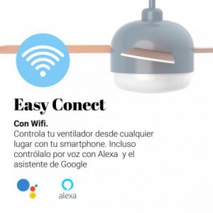 VENTILADOR DE TECHO VENTO 4048C CREMA SILENCIOSO