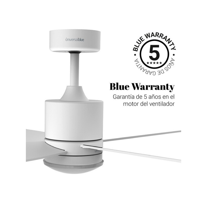 VENTILADOR DE TECHO BLANCO MIDI SILENCIOSO DC 106 CM