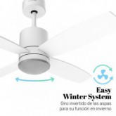 VENTILADOR DE TECHO BLANCO MIDI SILENCIOSO DC 106 CM