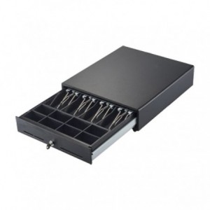 CAJON MONEDAS MUSTEK 41X41 HS-410N RJ11 NEGRO