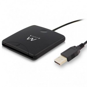 LECTOR DE TARJETAS DNI EWENT EXTERNO NEGRO USB 2.0 EW1052