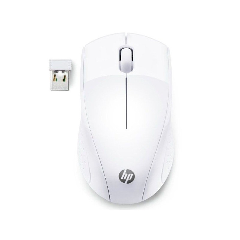 RATÓN INALÁMBRICO HP 220  HASTA 1600 DPI  BLANCO NIEVE