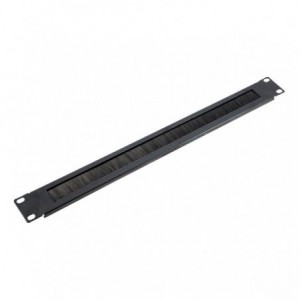 PANEL FRONTAL 19"CIEGO GUÍA CABLE CON CEPILLO 1 U. PA 1901 N