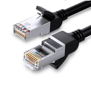 LATIGUILLO UGREEN F/FTP LAN   CAT6  1.5M  NEGRO