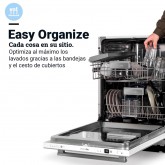 LAVAVAJILLAS MARMARA 4060W INTEGRABLE CRISTAL BLANCO 60CM