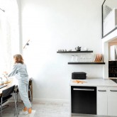 LAVAVAJILLAS MARMARA 4060B INTEGRABLE CRISTAL NEGRO 60CM