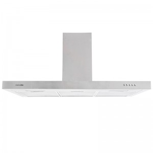 CAMPANA DECORATIVA KENIA 3090 INOX T INV. 90 CM