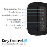 DESHUMIDIFICADOR GRAZALEMA 16L