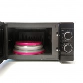 TAPADERA PARA MICROONDAS GRIS