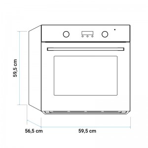 HORNO MULTIFUNCIÓN YASUR 4009W CRISTAL BLANCO DIGITAL