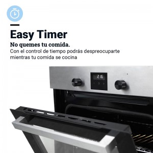 HORNO MULTIFUNCIÓN TEIDE 4008X INOX DIGITAL PIROLÍTICO