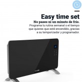 PANEL DE CRISTAL CONTA 5015B NEGRO 1500W CON WIFI