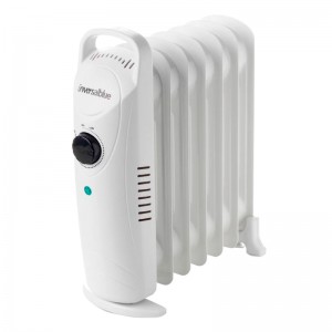 RADIADOR MINI 700W ACEITE 7 ELEMENTOS BLANCO