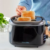 TOSTADOR TOASTY PLUS 2S 2 RANURAS CORTAS COLOR NEGRO