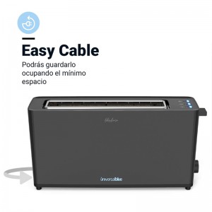 TOSTADOR TOASTY 1L/OB 1 RANURA LARGA COLOR NEGRO