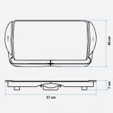 PLANCHA DE ASAR HEALTHY 2000W