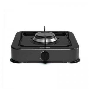 PLACA GAS PORTÁTIL FLAVOURMY 1 FUEGO COLOR NEGRO