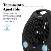 TERMO VENTILADOR COPACABANA VERTICAL NEGRO/AZUL 2000W
