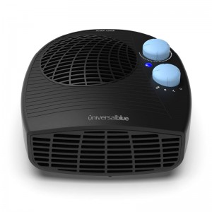 TERMO VENTILADOR HORIZONTAL COPACABANA 2000W NEGRO