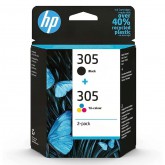 MULTIPACK  HP ORIG. 6ZD17AE  Nº 305 NEGRO Y TRICOLOR 