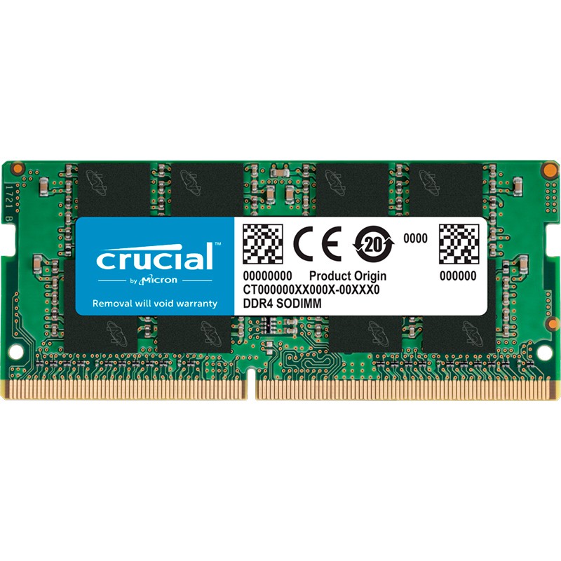 SO DIMM CRUCIAL DDR4 16GB 2400MHZ   CT16G4SFD824A