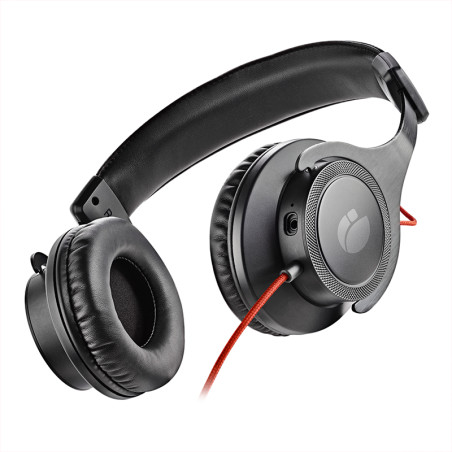 AURICULARES NGS CROSS TRAIL/ CON MICRÓFONO/ JACK 3.5/ NEGROS