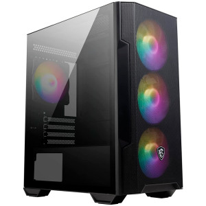 CAJA PC MSI MAG FORGE M100R ATX 2XUSB3.2 ARGB NEGRO 