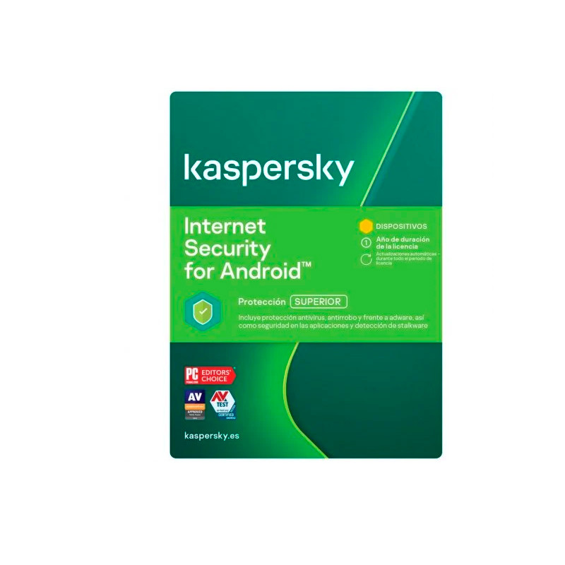 SOFT.KASPERSKY ELEC.INTER.SECUR.ANDROID 1U 1 AÑO