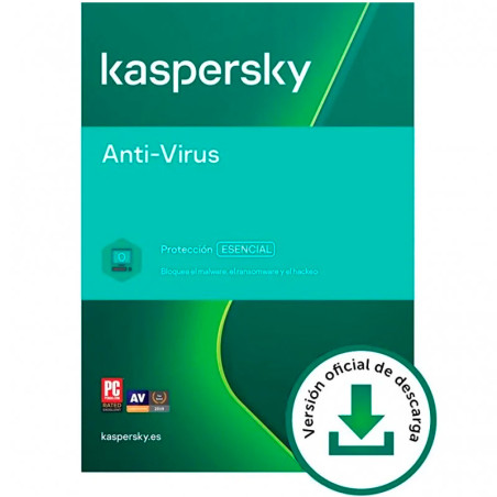 SOFT.KASPERSKY ELEC.ANTIVIRUS STANDAR.1 US.1 AÑO