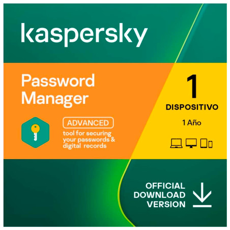 SOFT.KASPERSKY ELEC. CLOUD PASWORD MANAGER 1 US 1 AÑO