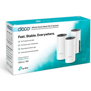 SISTEMA TP-LINK WIFI DE MALLA 2.4GHZ 5GHZ DECO M4(3-PACK)