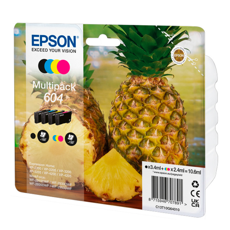 INK JET EPSON ORIG 604 MULTIPACK C13T10G64010