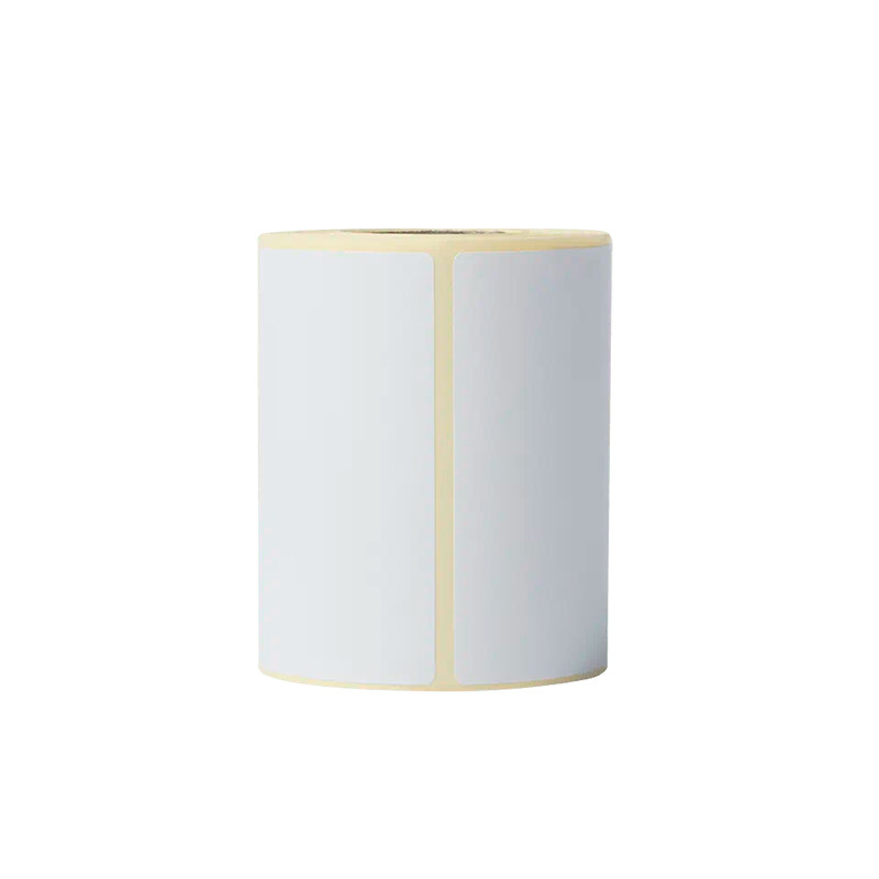 8 ROLLOS DE 400 ETIQ. BROTHER 76MM X 44M TERMICAS BLANCAS 
